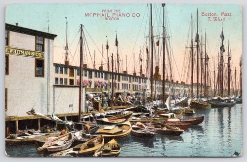 Postcard advertising mcphail - postcard,