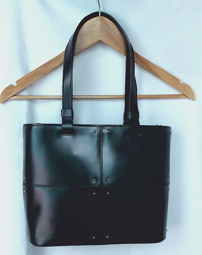 Tod black leather shoulder - tod's,