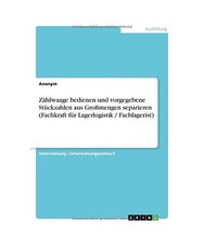 Zählwaage bedienen und