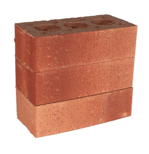 Bricks cinnabar red - cinnabar, multi