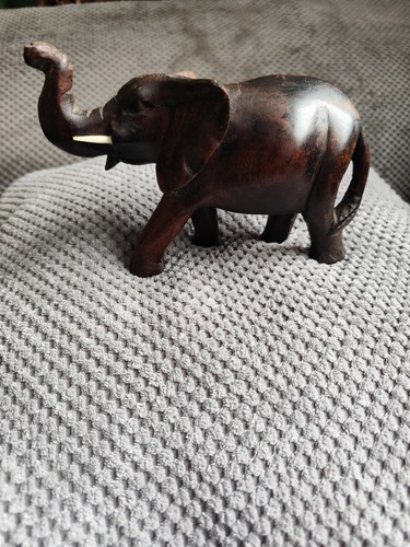 Elephant wooden figure - elephant,