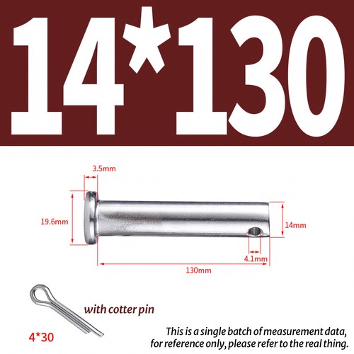 12mm 14mm clevis - clevis, pin