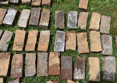 Antique handmade brick - antique,