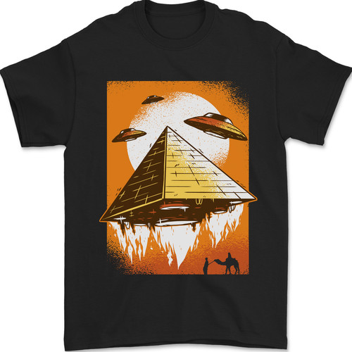 Ufo pyramid alien flying - ufo,