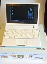 Asus EEE 701 Mini Linux Laptop Netbook. New Battery. Fully Working. 2GB/32GB
