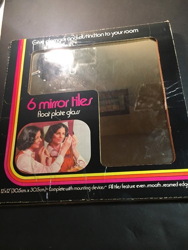 Vintage mirror tiles - tiles, 6