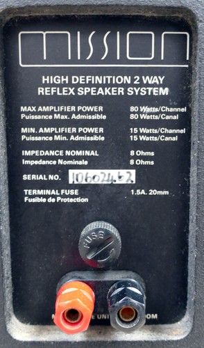 Mission 700 speakers - mission,