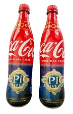 Coca Cola Bottles X Epic Universe Grand Opening - Two Bottles - Empty