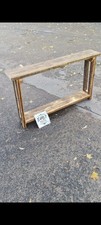 wooden Console Table  Rustic  storage shelf hall  reclaimed timber solid wood *