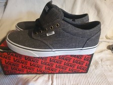 Vans Atwood Trainers Size 8 UK Mens Fat Tongue Canvas Boxed