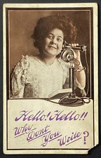 Woman Hello Old Fashioned