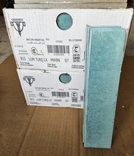 MARAZZI Porcelain Tiles 6x24cm: 78 White/98 Turquoise/2x Aluminium Trim etc LOT