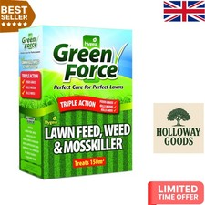 3kg Fertilizer Weed & Moss Killer - Greens Lawn Effortlessly