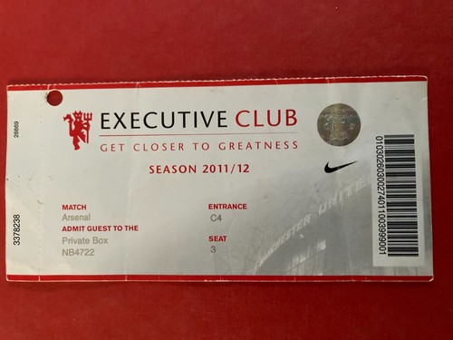 Ticket manchester united - ticket, v