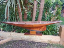 Large Approx 50 Inch Pond Yacht Lead Keel To Restore Large Pond Boat 