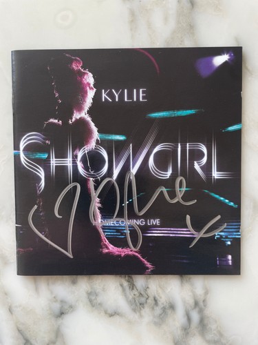 Kylie minogue signed showgirl - kylie,