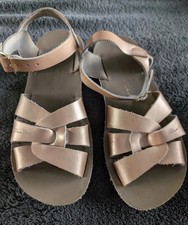 Kids Saltwater Girls Swimmer Rose Gold Sandals US Size 1 On Sole, UK Size 13