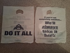 2 Vintage Carrier Bags - Do It All