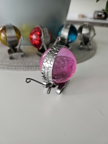 Handmade fork snail sculpture - snail,