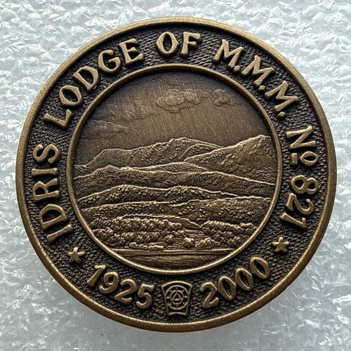 Scotland masonic token idris - masonic,