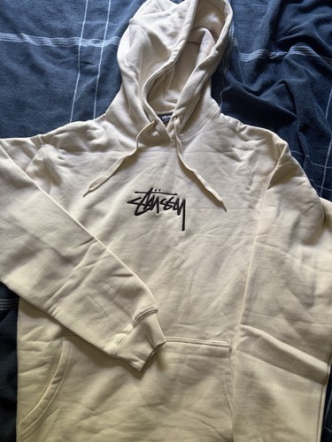 Stussy beige pullover hoodie - beige,