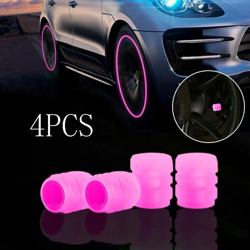 Pink luminous car tire - 4×,