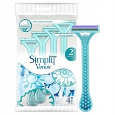 Gillette Simply Venus 4 x Ladies Disposable Shaving Razors With A Touch Of Aloe