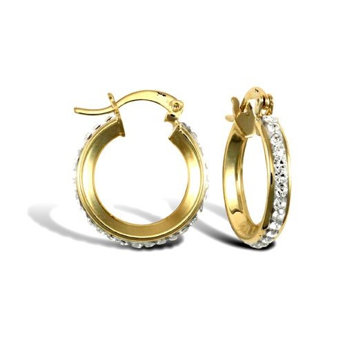 Creole earrings 9ct - earrings,