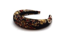 Jewel Print 4cm Padded Headband