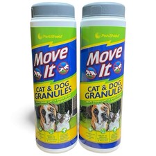 2x Cat & Dog Move-It Powder Repellent Pet Deterrent Indoor Outdoor Use