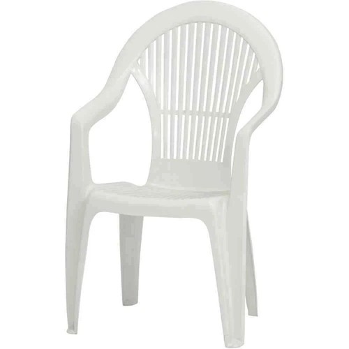 Stacking armchair vega white - stacking,