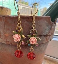 Modern vintage earrings made - modern,