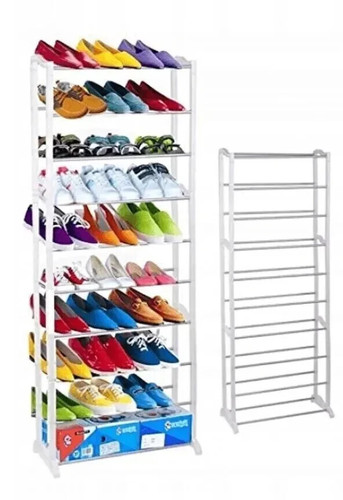 Shoe rack stand tier metal - rack,