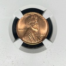 1946 LINCOLN WHEAT CENT ~ NGC MS 65 RD ~BEAUTIFUL COIN~REF#98-151