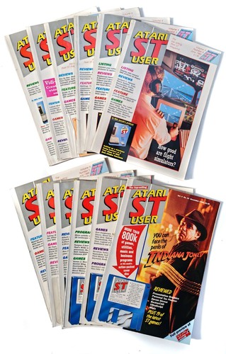 Atari user magazine bundle - atari,