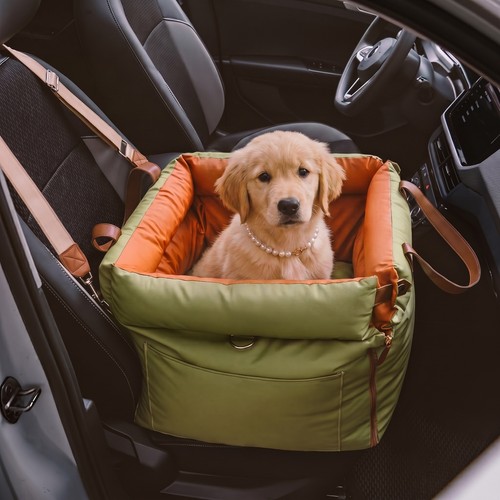 Folding pet booster dog car - booster,