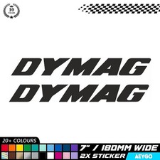 2x DYMAG Vinyl Decal Stickers Bike Motorbike Motorcycle Sticker Mod Sponsor