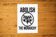 Abolish The Monarchy Sticker