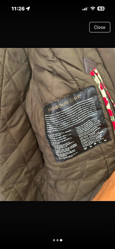 Barbour wax brown quilted zip - barbour,