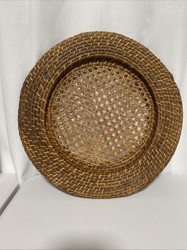 Wicker plate charger - plate, 14”