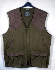 AIGLE Benyl Vest Quilted Bronze Shooting Game Gilet Mens Olive Green XXL Hunting