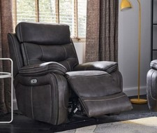 Deacon Power Recliner Chair Cover Colour: Rosemary Charcoal