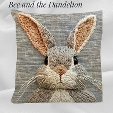 Cute Rabbit Cushion Cover 45cm