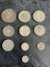 Mixed Pre Decimal Silver Coins