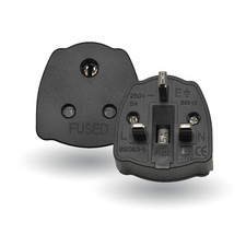 Indian to UK Plug Adapter 2-Pack India to UK 3 Pin Plug Adapter Type D