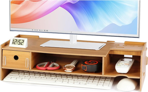 Wood monitor stand - monitor, wooden