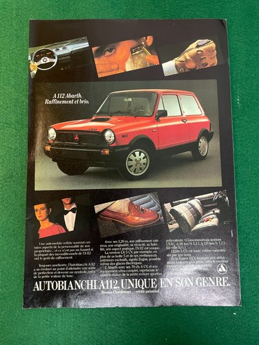 Autobianchi 112 unique en - autobianchi,
