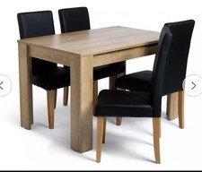 Miami Oak Effect Dining Table