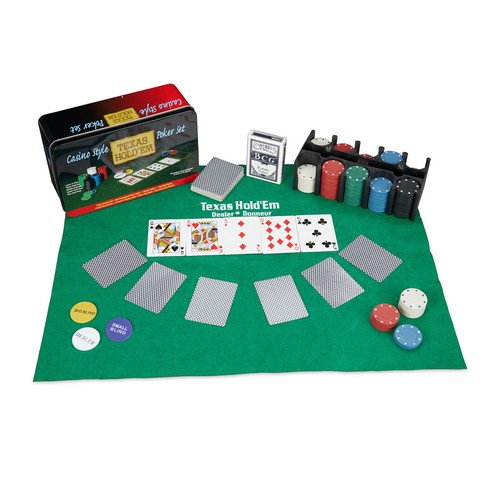 Large poker set casino chip - large,