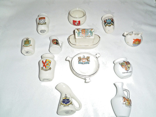 Job lot vintage crested - job,